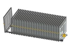 Electric Glass Storage rack system